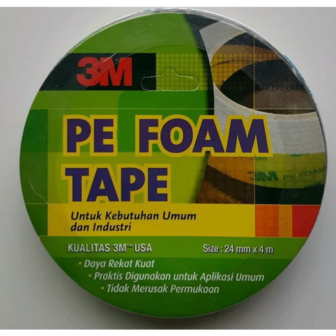 

Harga Termurah✥ ORGINAL DOUBLE TAPE BUSA 3M Pe Foam Tape 24mm x 4M ORIGINAL I59