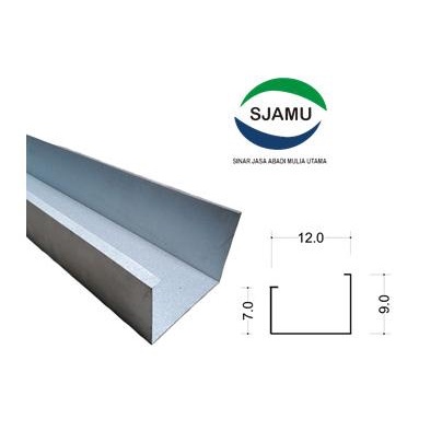 TALANG AIR RUMAH GALVALUME(HARGA PER BATANG PANJANG 4 METER)TEBAL 0,30