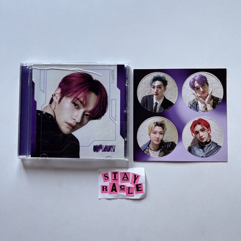 stray kids oddinary leeknow digipack album bangchan changbin hyunjin sticker