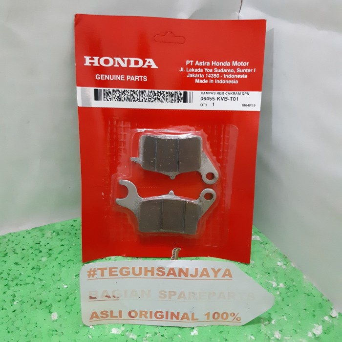 Dispad depan / kampas rem depan beat/vario New asli original HONDA terlaris