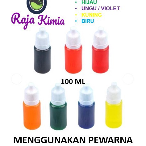 

[GT➲.9♥) PIGMENT LIQUID WATER BASE/ PEWARNA SABUN /KOSMETIK / PEWARNA SLIME / KERAJINAN - 100 MLkekiniaan..
