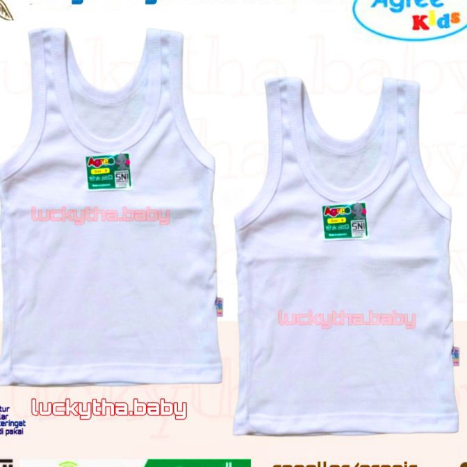 (H.J☞12✉] grosir 6pcs-singlet AGREE  ST 02 ,SF 019,sf 040 S.M.L.XL / SINGLET BAYI & SINGLET ANAK AGR