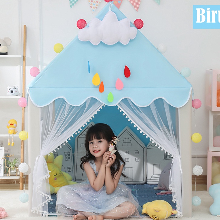 ` HZ Ukatsu Tenda Anak Perempuan | Tenda Princess Anak | Tenda Castle jumbo | Playhouse Anak | Tenda