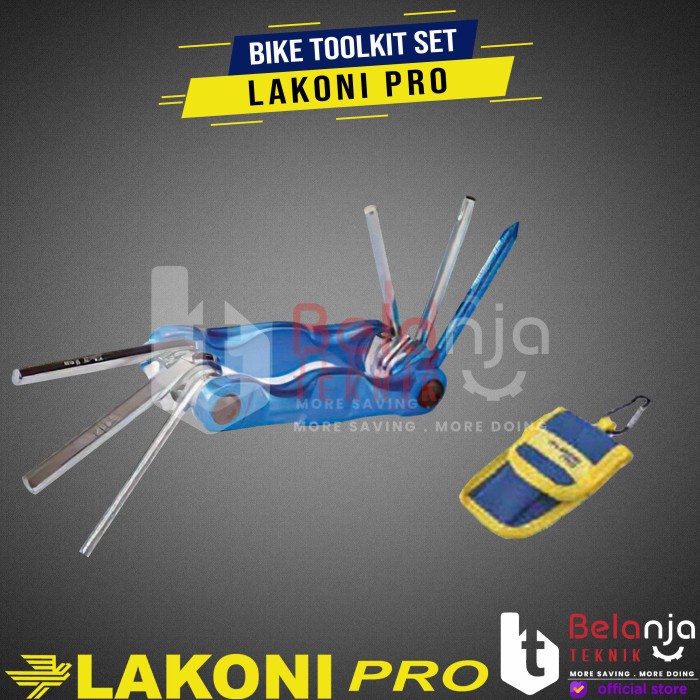 Lakoni Pro Kunci Sepeda Lipat L Set 6 PCS Repair Bike Tools Tool 6Pcs keren