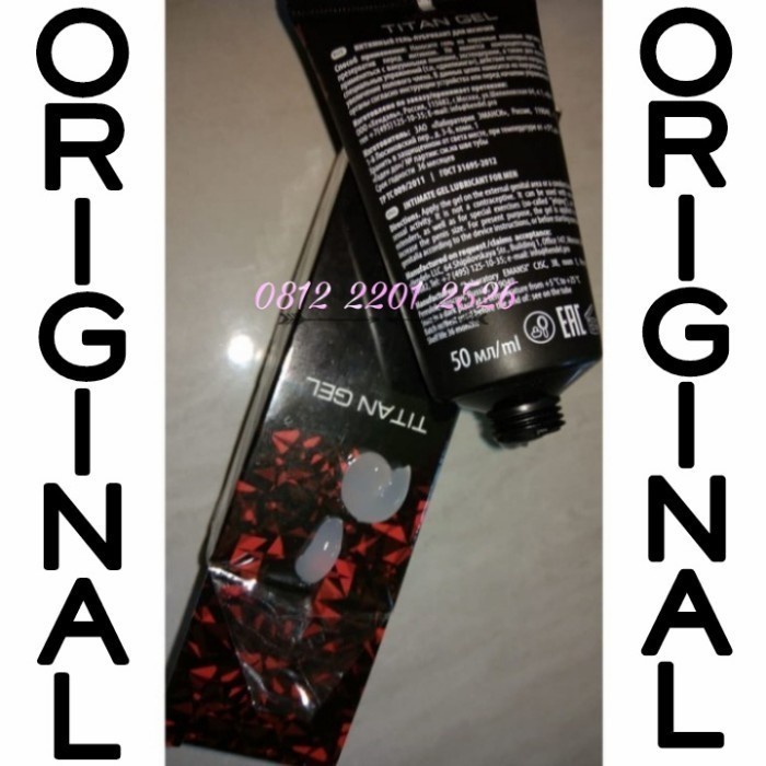 Titann Gel Original 100% Panjang Dan Besar Permanen