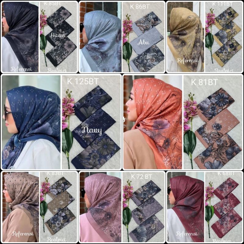 Jilbab segiempat voal motif lasercut hijab motif premium (harga grosir)