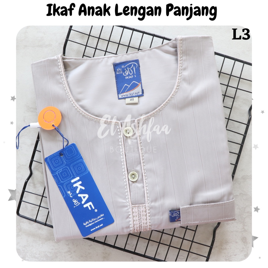 Jubah Saudi Gas Anak Jubah Ikaf Polyster Anak Lengan Panjang - El Ashfaa Boutique