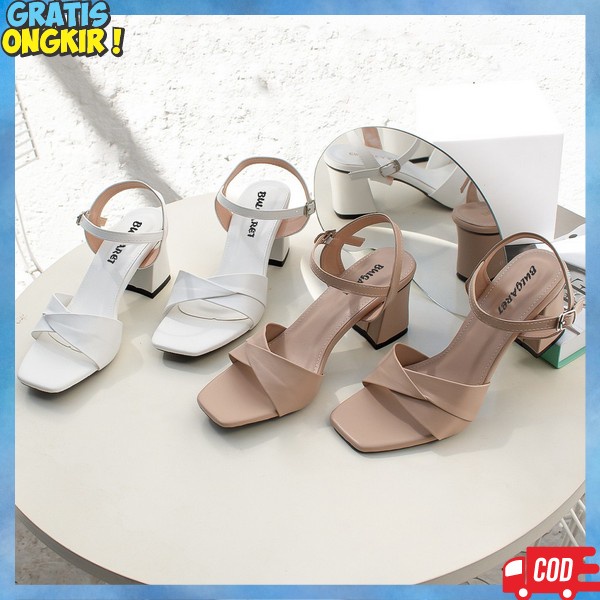 Sepatu Haihil Hils Hak Tinggi Pesta Kerja Wanita Murah Import Kekinian Haihils Ibu Ibu Sandal Kondan