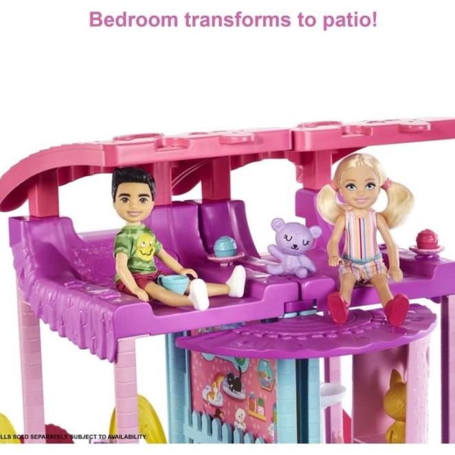 Barbie Chelsea Playhouse Playset Mainan Rumah Boneka Barbie Chelsea