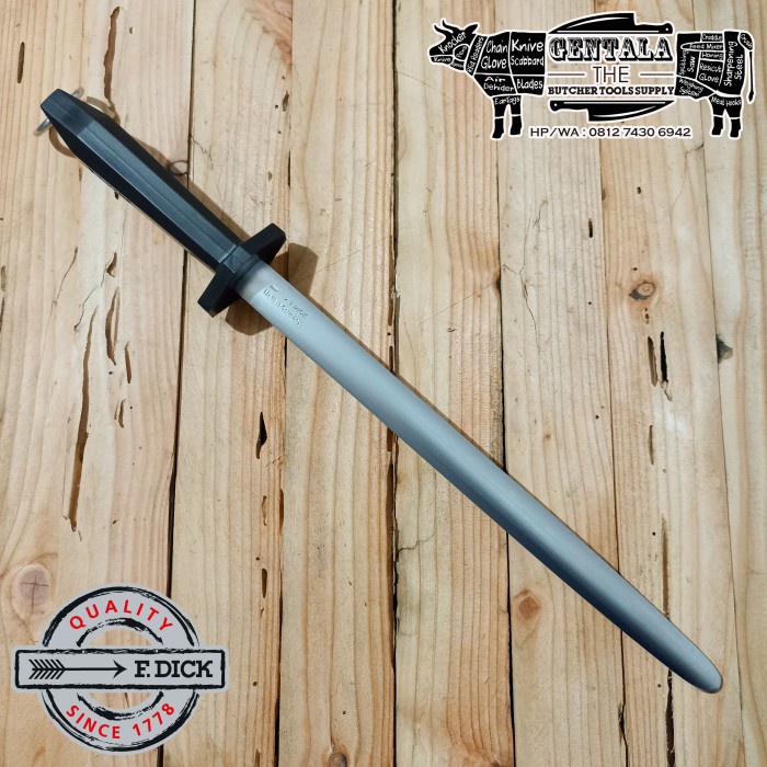 Asahan F. Dick Eurocut Sharpening Steel Fine Cut Oval 30cm