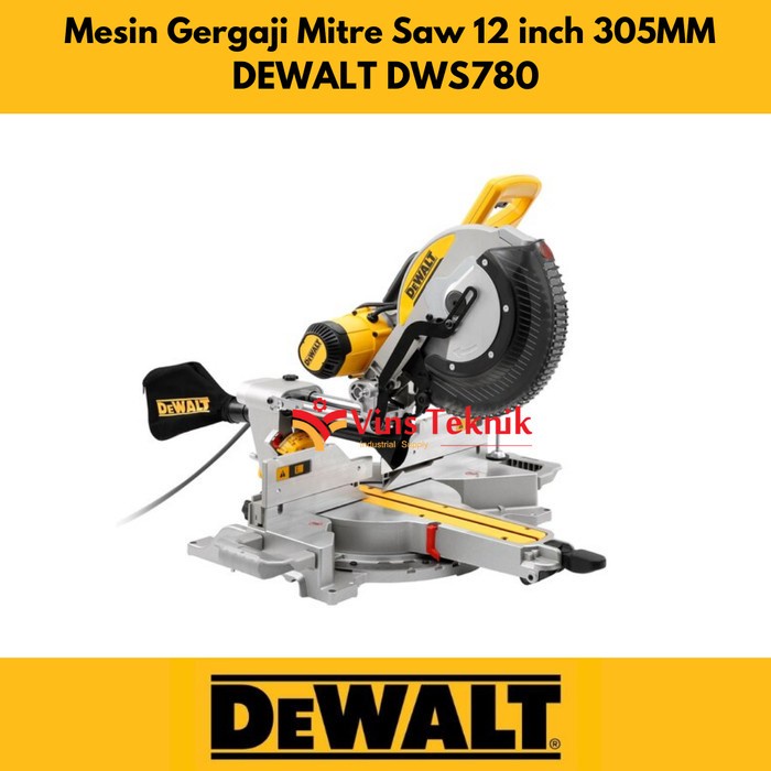 Mesin gergaji miter saw mitre saw 12 inch DWS780 DEWALT DWS 780