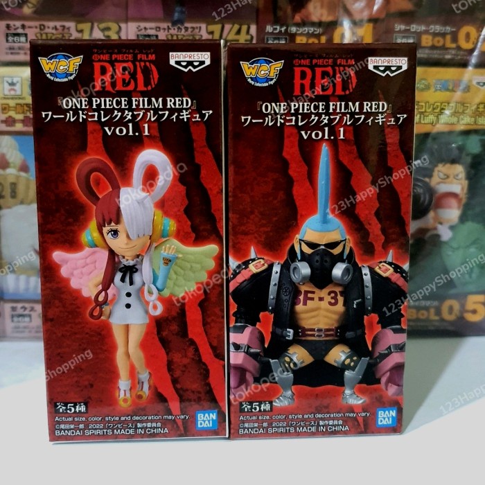 HOT SALE WCF RED FRANKY UTA ONE PIECE TERLARIS