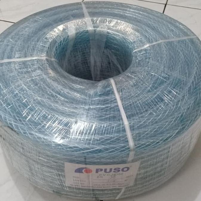 Selang Benang Puso 1/2 Inch Per Roll 100 Meter-Selang Air Serat Pvc