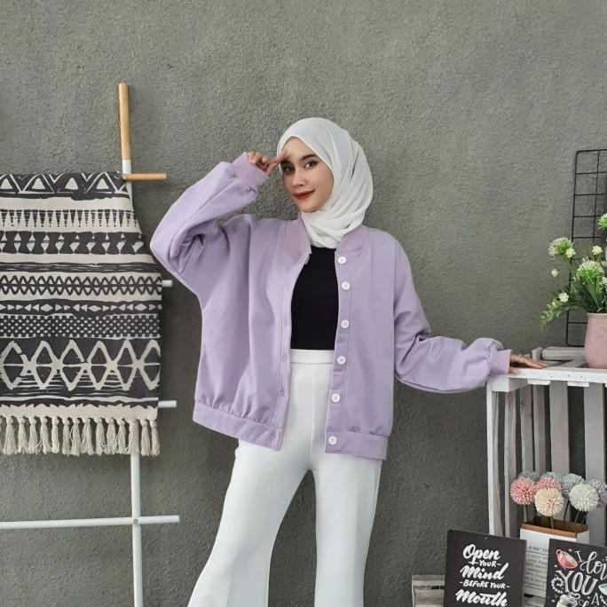 Jaket Chloe Button/Hoodie/Sweater Korea Wanita