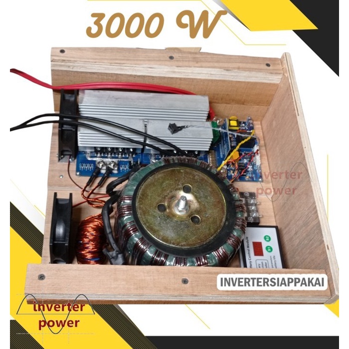 Baru Inverter Lf Toroid 24V 48V 3.000 Watt - Lvd