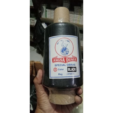 benang obras sedang,angsa dunia hitam/putih