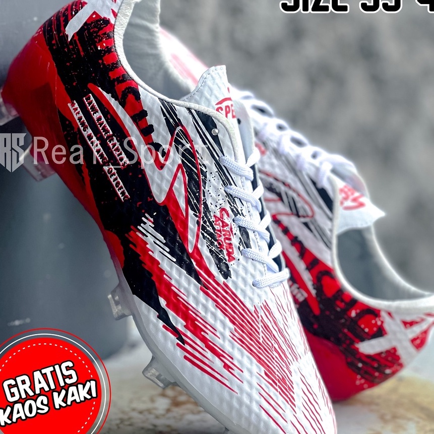 [☑E/0P☛> SEPATU BOLA SPCS GARUDA ATTACK SIZE 33,34,35,36,37,38,39,40 BONUS KAOS KAKI.  Sepatu Bola S