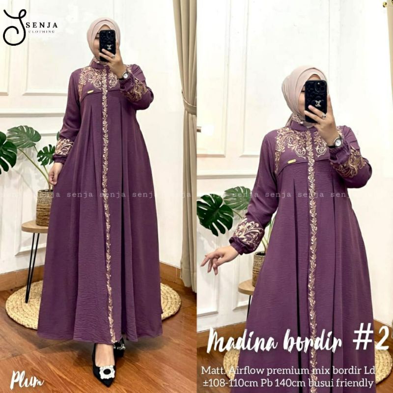 MADINA BORDIR MAXY / GROSIR BUSANA SURABAYA / ATASAN TUNIK TERLARIS / NADA TUNIK
