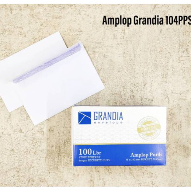 

Diskon☆ AMPLOP PUTIH GRANDIA 104 PPS T43