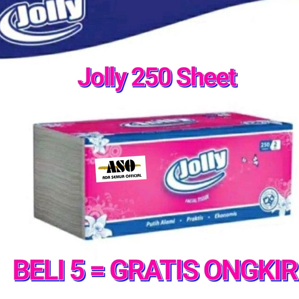 Grosir Tisu Tissue JOLLY 250 sheets by PASEO PROMO  Grosir