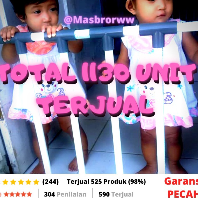 (PF/»H♫> Pagar Bayi Pembatas Pengaman Anak Bayi Bermain Murah Baby Fence Safety Gate Pipa Paralon An