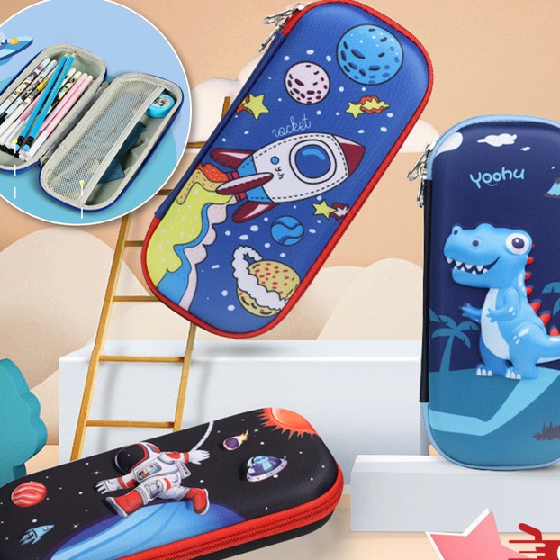 

(Z✓K✔/S> OSM JKT S5626 Kotak Pensil / Tempat Pensil Anak Gambar 3D Bahan EVA Anti Air / Tempat Pensil 3D Model Terbaru / Kotak Alat Tulis /top.produuk!