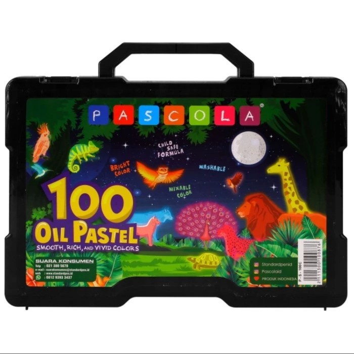 

Crayon Pascola Hexagonal 100 Warna