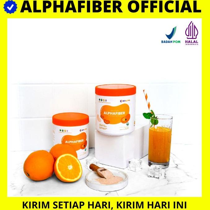 

ALPHAFIBER BY BIOALPHA BPOM HALAL ALPHA FIBER JERUK SUNKIST ALPAFIBER