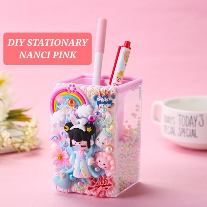 

Ready Diy Stationary Holder Teompat Pensil Alat Tulis Sekolah Kantor Kado _.