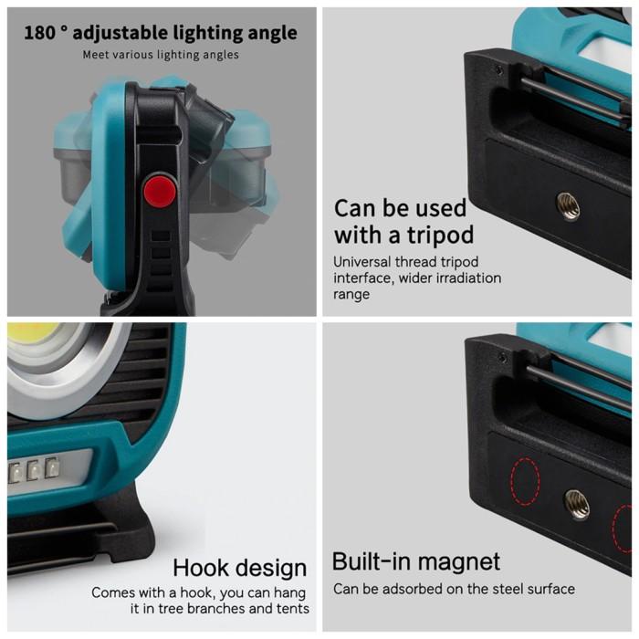 Lampu Kerja Proyek Emergency Sunrei C1500 1500 Lumens Dual Tone Light