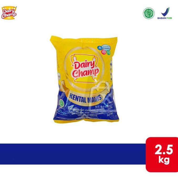 

Susu Kental Manis Dairy Champ Bantalan / Krimer Dairy Champ (2.5kg)