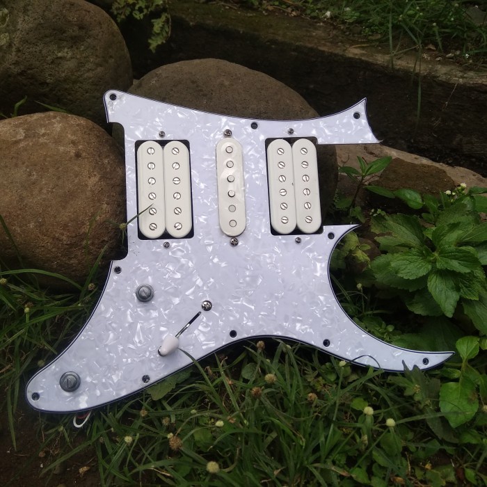 Loaded Pickup Fishman Fluence Modern HSH Wiring Pickguard Ibanez Gitar