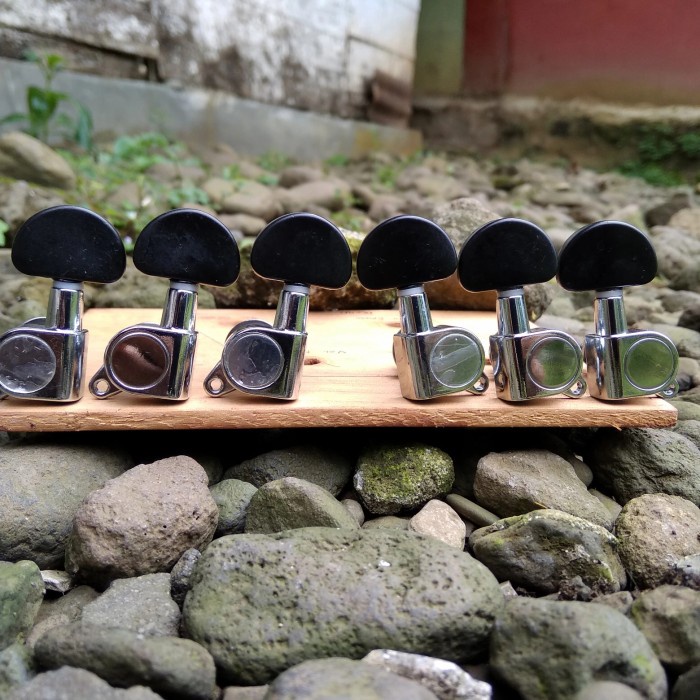 Dryer Gitar Akustik 3R-3L Die Cast Tuners With Black Button Ori Cort