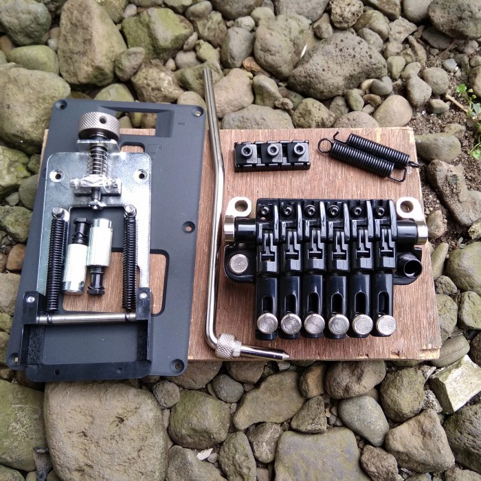 Bridge Tremolo Gitar Ibanez ZR w/ZPS2 Zero Resistance ZPS Black