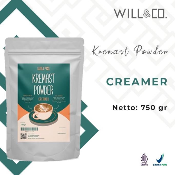 

Creamer Non Dairy Premium Will&Co 750gram