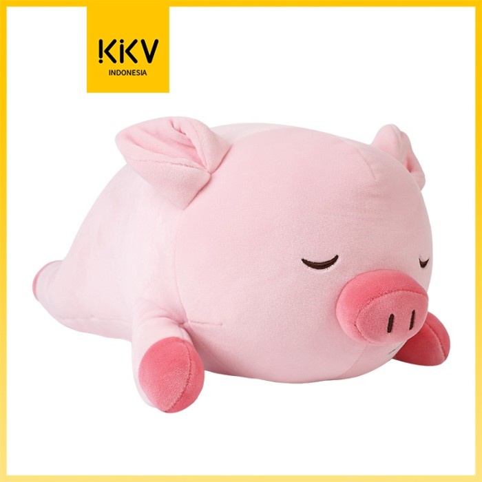 KKV - Mainan Boneka Babi Tidur Lucu Bahan Halus Lembut dan Kuat