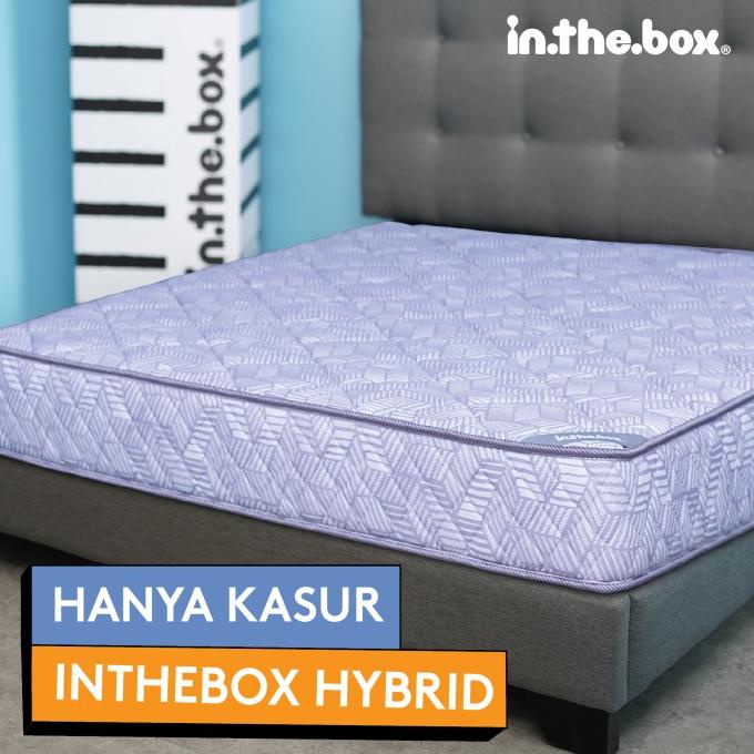 Kasur Busa IN THE BOX HYBRID Ukuran 140x200 - FREE BANTAL