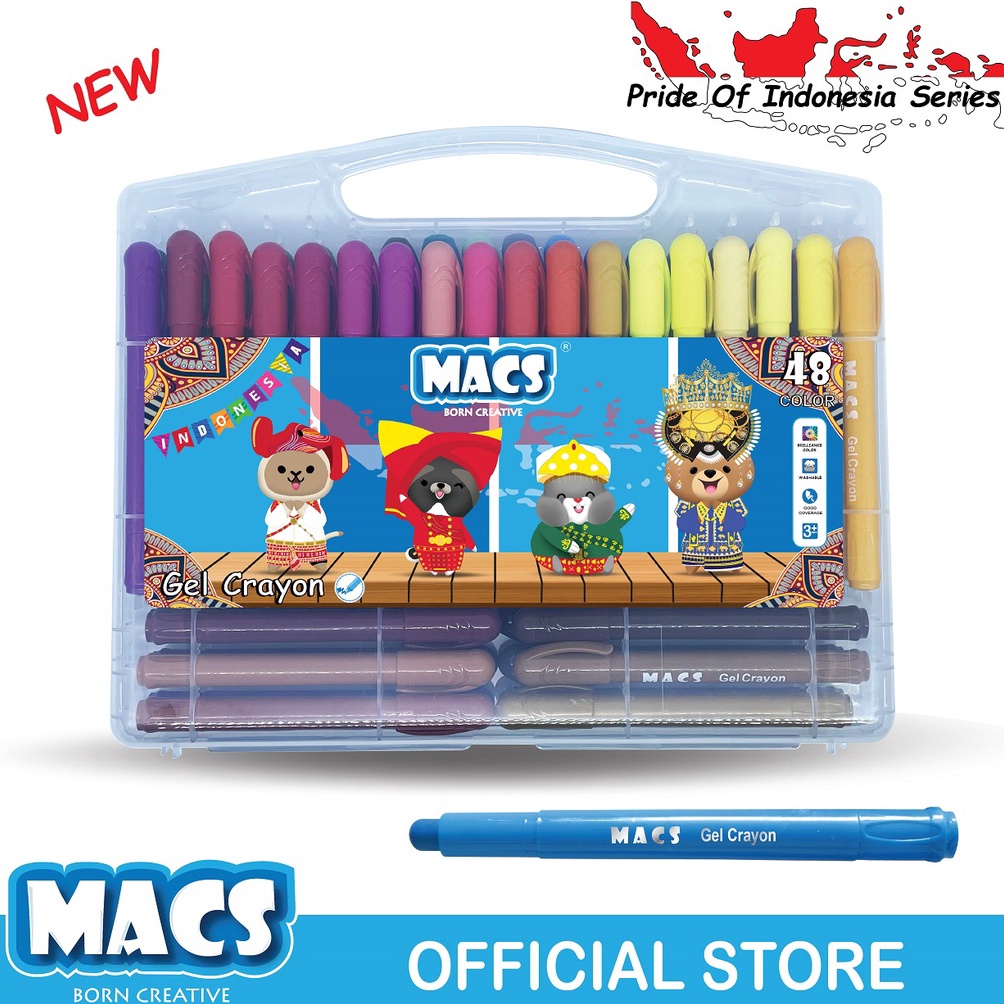 

Terbaru MACS Gel Crayon 48 Warna Colors YRA