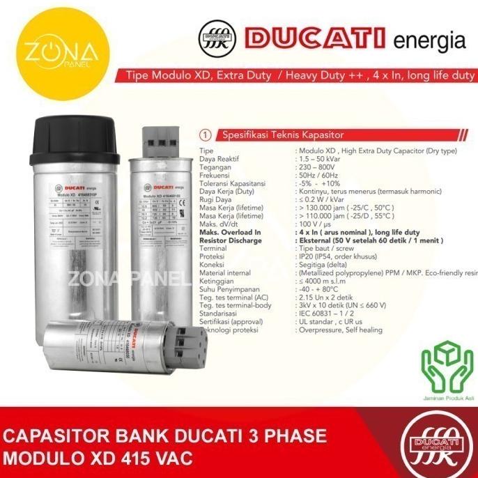 Kapasitor Capasitor Bank Ducati 25 Kvar 25Kvar 415V 416462310