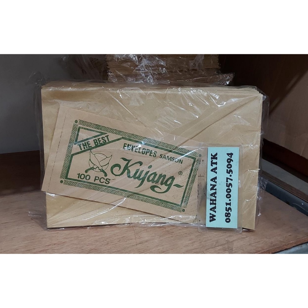 

Terlaris.. Amplop COKLAT samson C - 1/2 folio 18 x 28 cm 46