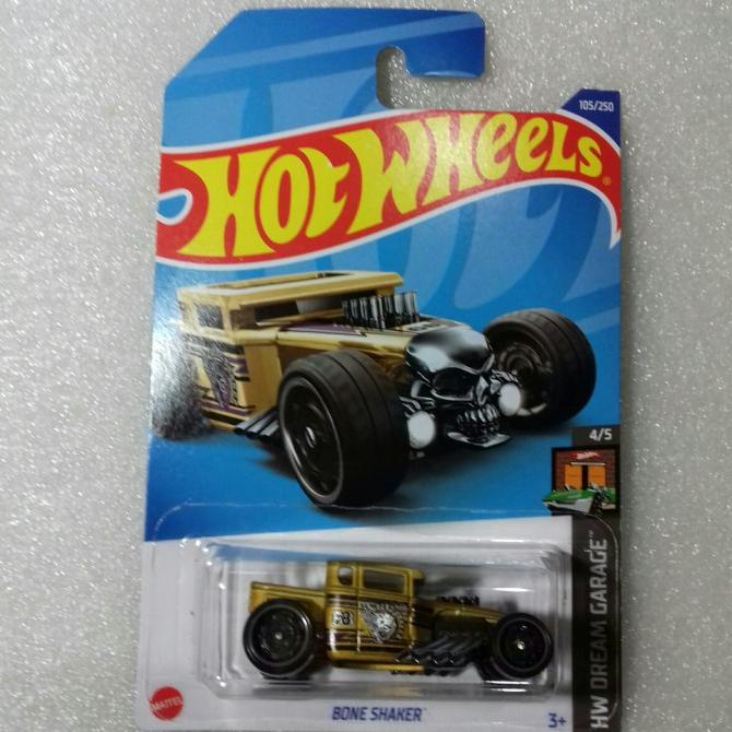 HOT WHEELS BONE SHAKER. CARD HW DREAM GARAGE SERIES. ANTIK.