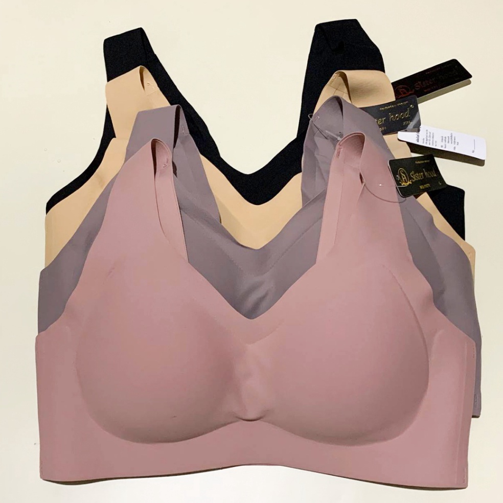 HARGA TERMURAAH SISTER HOOD BRA ( 1071 ) SEAMLESS BUSA TIPIS LATEX TANPA KAWAT PREMIUM ORIGINAL THAI