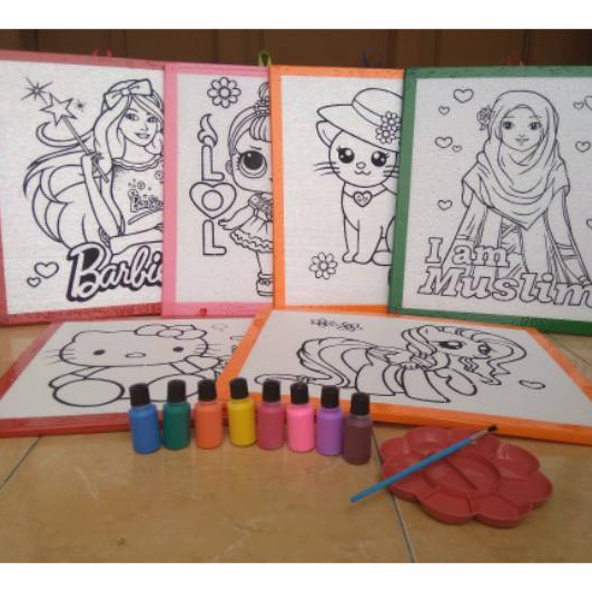 

(ZI☑.F☼) paket lukis sterofoam doubleviral.