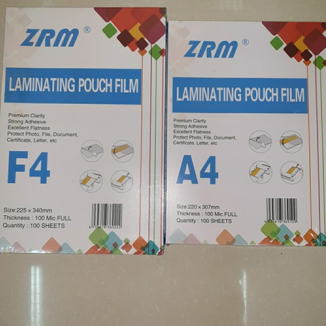 

Diskon! Laminating ZRM A4 100mic