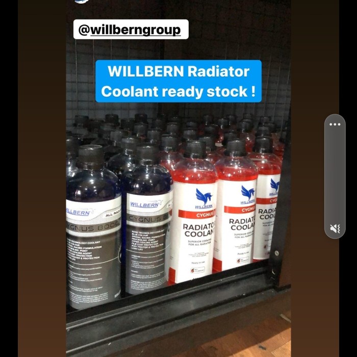 Air Radiator Red Coolant Willbern Cygnus Volume 1 Liter