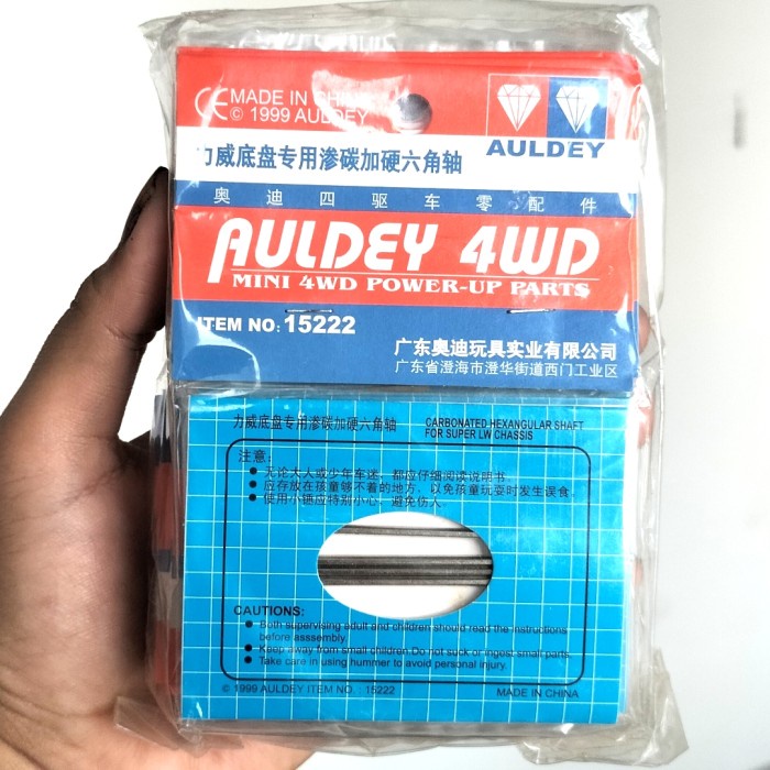 Auldey 15222 Hard Shaft as 72mm Mini4Wd - Isi 4 pcs
