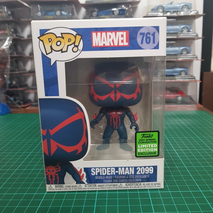 DISKON SPESIAL FUNKO POP MARVEL - SPIDER-MAN 2099 2021 ECCC EXCLUSIVE TERLARIS