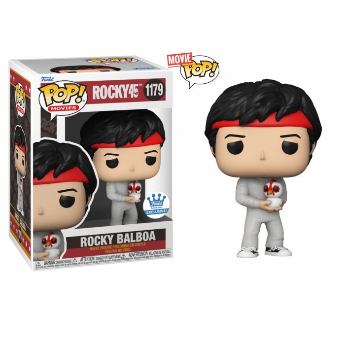 MUST HAVE FUNKO POP ROCKY BALBOA TRAINING WITH CHICKEN FUNKO SHOP EXCLUSIVE TERMURAH