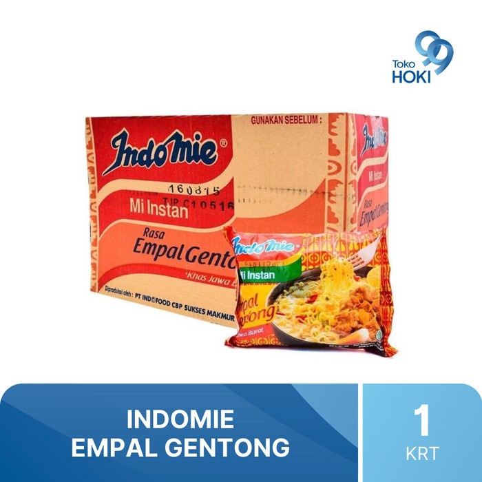 

INDOMIE EMPAL GENTONG 1 DUS ISI 40 PCS