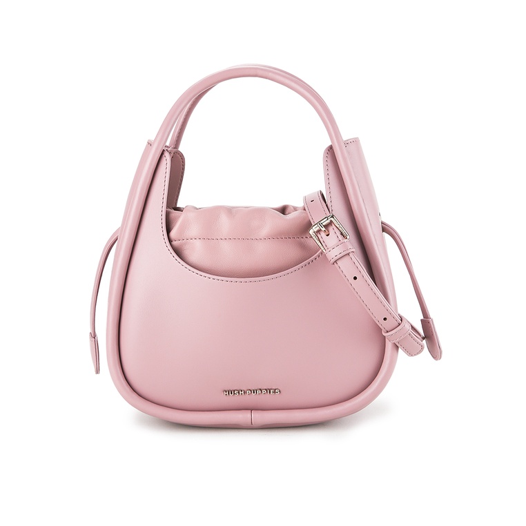 Tas Hand Bag Hush Puppies Original Wanita Jinjing Kompartemen utama dengan tali serut Pernikahan Ori